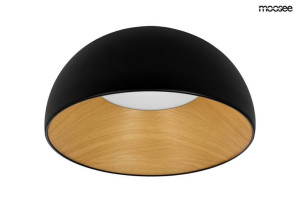 MOOSEE lampa sufitowa TOLLA czarna / naturalna