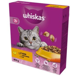 Whiskas 7+ Sucha karma z kurczakiem 800 g