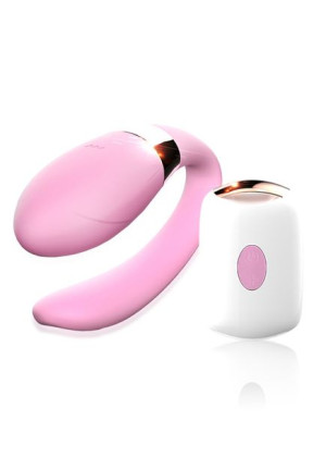 Wibrator Typu Podkówka Dla Obojga Partnerów - V-Vibe Pink Boss Series