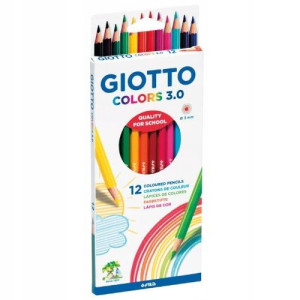 Kredki ołówkowe Giotto Colors 12 kol.