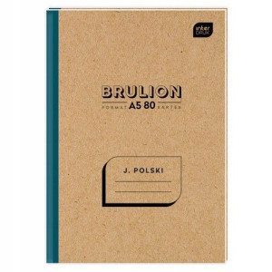 Brulion tematyczny A5 80k linia J. POLSKI INT