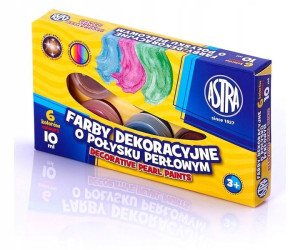 Farby perłowe szkolne 6 kolorów 10ml ASTRA