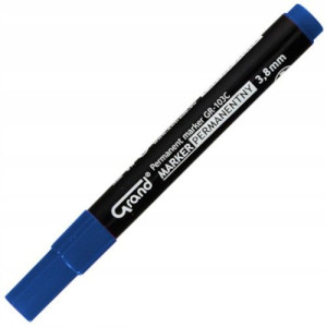 Marker permanentny niebieski GRAND GR-103C ścięty