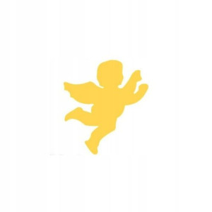 Dziurkacz ozdobny 7,5 cm aniołek cherubin