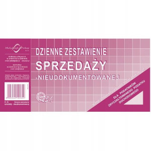 Dzienne zestawienie sprzedaży nieudokument. R5