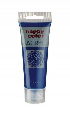 Farba akrylowa 75ml granatowa Happy Color
