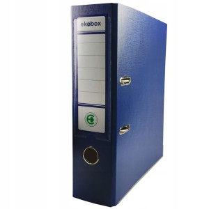 Segregator dźwigniowy A4 PP EKOBOX 80mm GRANAT