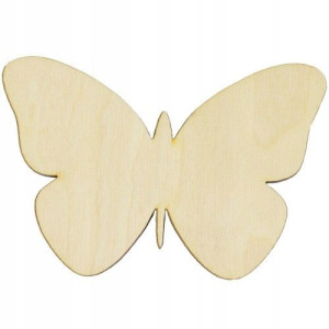 Drewniany Motyl decupage 15cm 1 szt.
