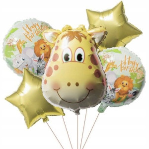 Balony foliowe BCF-680 Żyrafa 5 szt.