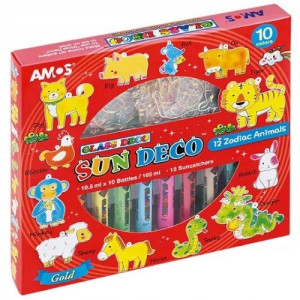 Farby witrażowe AMOS 10kol. 10ml Zodiak Chiński