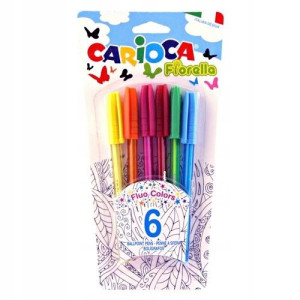 Długopis CARIOCA FLUO 6 kolorów