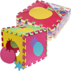 Smily Play Mata Piankowa Owoce 9el. Puzzle 84010