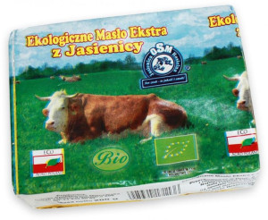 Masło Ekstra Kostka (82 % Tłuszczu) Bio 200 G - Jasienica