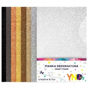 Pianka dekoracyjna A4 borkatowa GLAM 8szt.