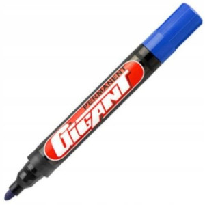 Marker niezmywwalny GIGANT niebieski KAMET
