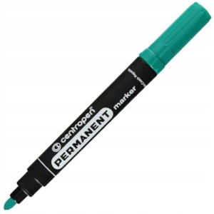 Marker niezmywalny zielony CENTROPEN 8566 okrągły