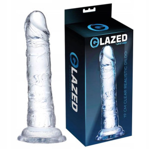 REALISTIC dildo na przyssawce 19 cm