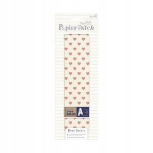 Zestaw papierów do decupage serduszka Cross Stitch