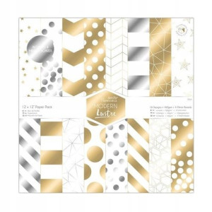Zestaw papierów ozdobnych 305x305mm Modern Lustre
