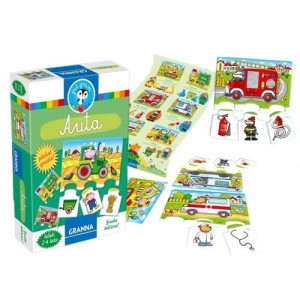 Gra puzzle AUTA GRANNA 2-4 lata