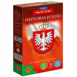 Gra QUIZ HISTORIA POLSKI MINI Alexander 10+