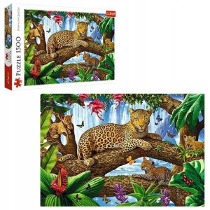 Puzzle 1500 - Odpoczynek wśród drzew Trefl