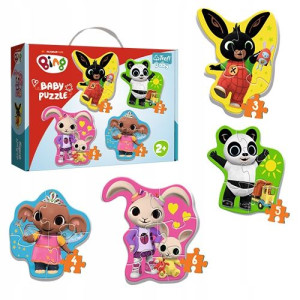 Puzzle 4 w 1 - Baby Bing i przyjaciele Trefl