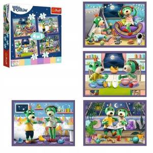 Puzzle 4w1 Wieczorne rytuały Treflików