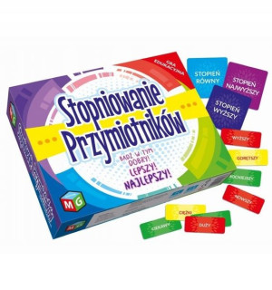 Stopniowanie przymiotników- gra edukacyjna, nauka