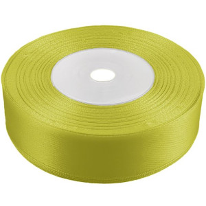 Tasiemka wstążka 25 mm satynowa oliwkowa 32mb