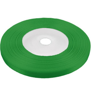Tasiemka wstążka 6 mm satynowa ciemna zielona 32mb