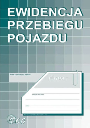 Ewidencja przebiegu pojazdu NOWA V-60