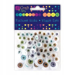 Ruchome oczka mix Naturalne 72 szt.