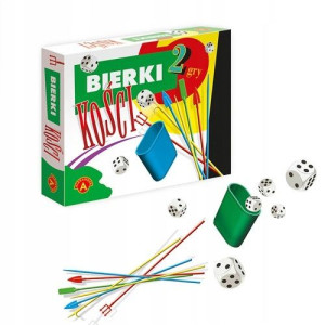 Gra 2 w 1 KOŚCI, BIERKI Alexander 5+