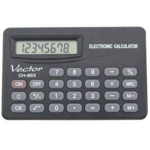 Kalkulator Vector CH-853 podstawowy 8,5x5,5 cm
