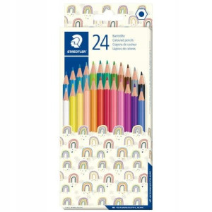 Kredki sześciokątne, Pattern Mix 24 kol. Staedtler