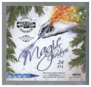 Kredki PROGRESSO 24 kolory magiczne bezdrzewne