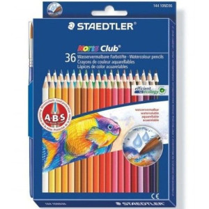 Kredki ołówkowe akwarelowe NORIS 36 kol. STAEDTLER