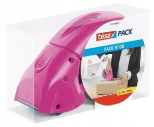 Dyspenser do taśm oklejarka TESA PACK N GO Różowy