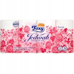 Papier toaletowy FOXY JEDWAB 8 rolek