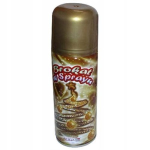 Brokat w sprayu 250ml złoty