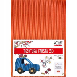 Tektura falista 3D B4 mix 10 kol.