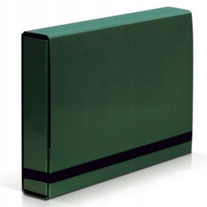 Teczka na gumkę 5cm BOX 341 CARIBIC zielona