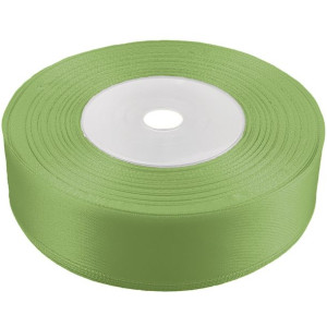 Tasiemka wstążka 25 mm satynowa jasna khaki 32mb