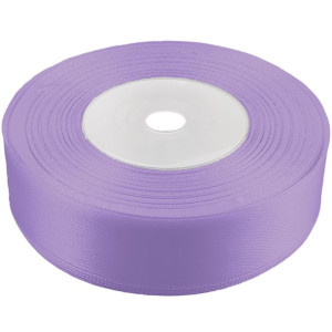 Tasiemka wstążka 25 mm satynowa lawendowa 32mb