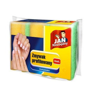 Zmywak kuchenny profilowany 3szt. Jan Niezbędny