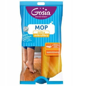 MOP sukienka z żółtej mikrofibry Gosia