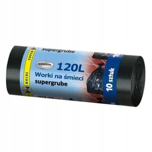 Worki na śmieci LD 120L 10 szt. GROSIK