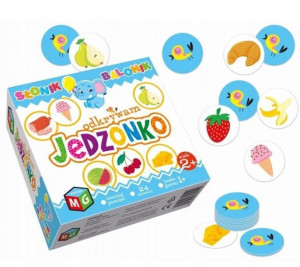 Odkrywam jedzonko- Słonik Balonik gra edukacyjna
