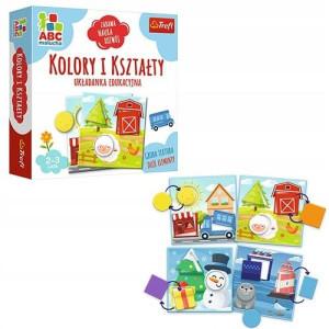 Gra edukacyjna KOLORY I KSZTAŁTY ABC MALUCHA Trefl